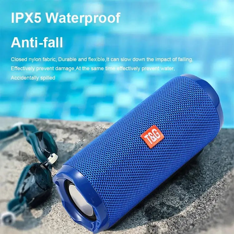 T&G TG191 20W Waterproof Bluetooth Speaker Stereo Double Diaphragm Subwoofer Portable Audio FM Radio - Apple Accessories
