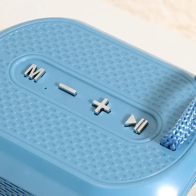 T&G TG196 TWS Subwoofer Bluetooth Speaker With Braided Cord Support USB/AUX/TF Card/FM - Gray
