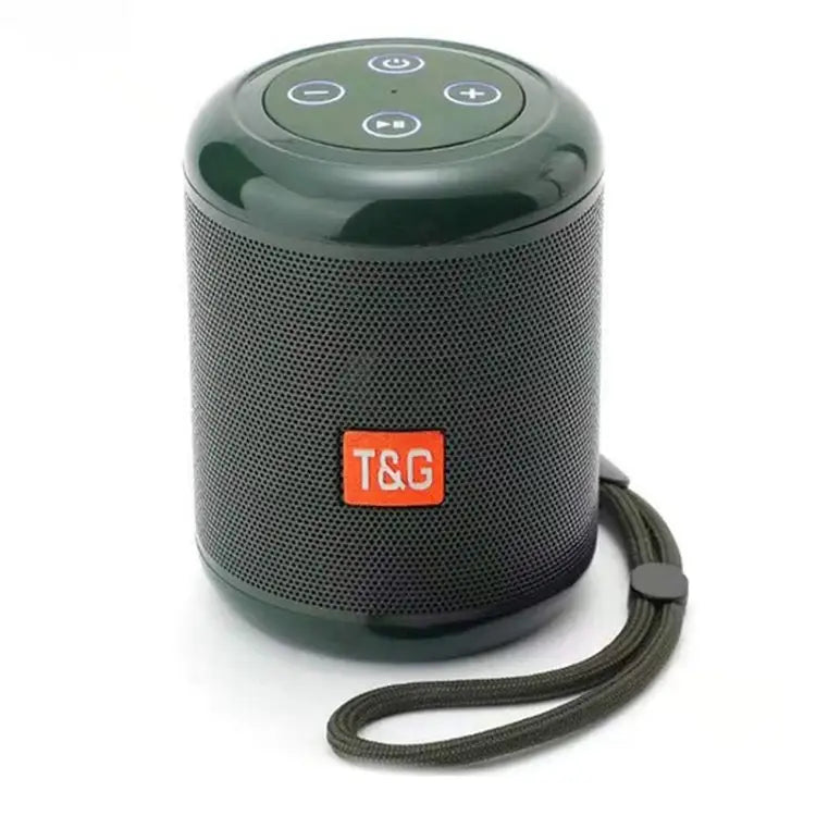T&G TG519 TWS HiFi Portable Bluetooth Speaker Subwoofer Outdoor Wireless Column Speakers Support TF Card / FM / 3.5mm