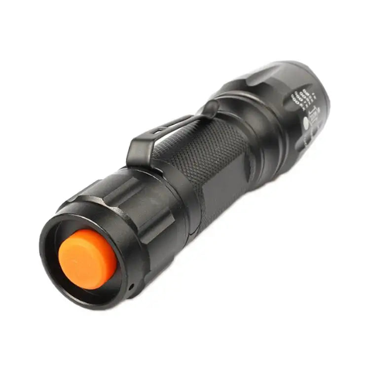 T02 Pen Clip Mini Flashlight T6 Telescopic Zoom Led Flashlight Outdoor Waterproof Long Shot Glare Flashlight T02 Pen