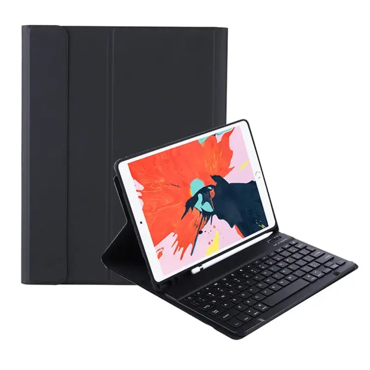 T098B Candy Color Skin Feel Texture Bluetooth Keyboard Leather Case with Pen Holder T098B for iPad Air 11 2024 / 2025