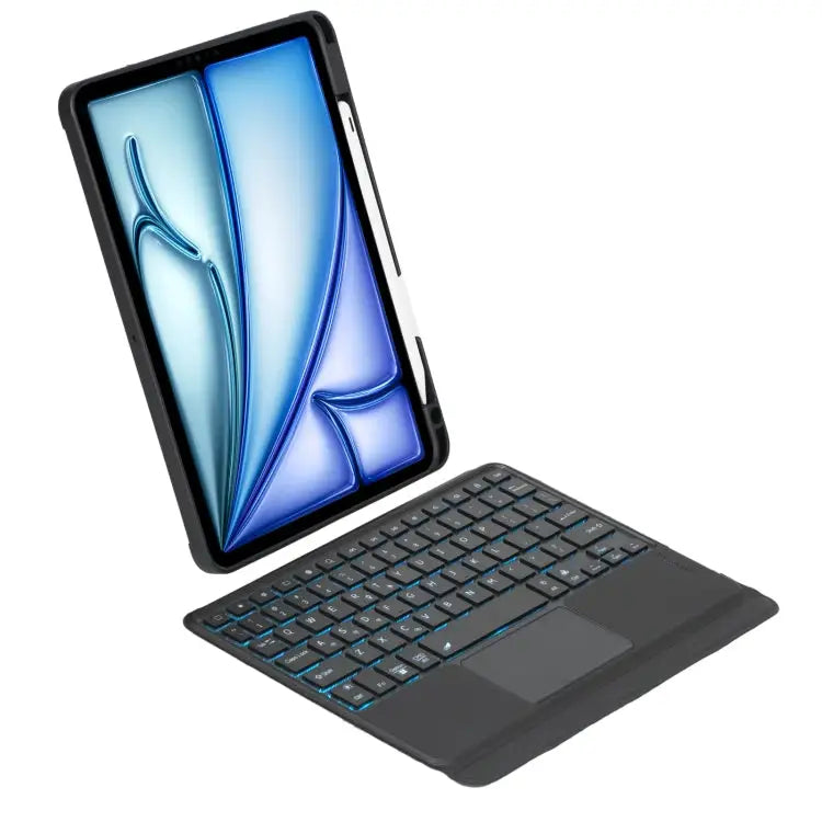 T11B-AS Detachable Rotating Backlit Touch Bluetooth Keyboard Case For iPad Air 11 2024 / Air 5 / Air 4 10.9 / Pro 11