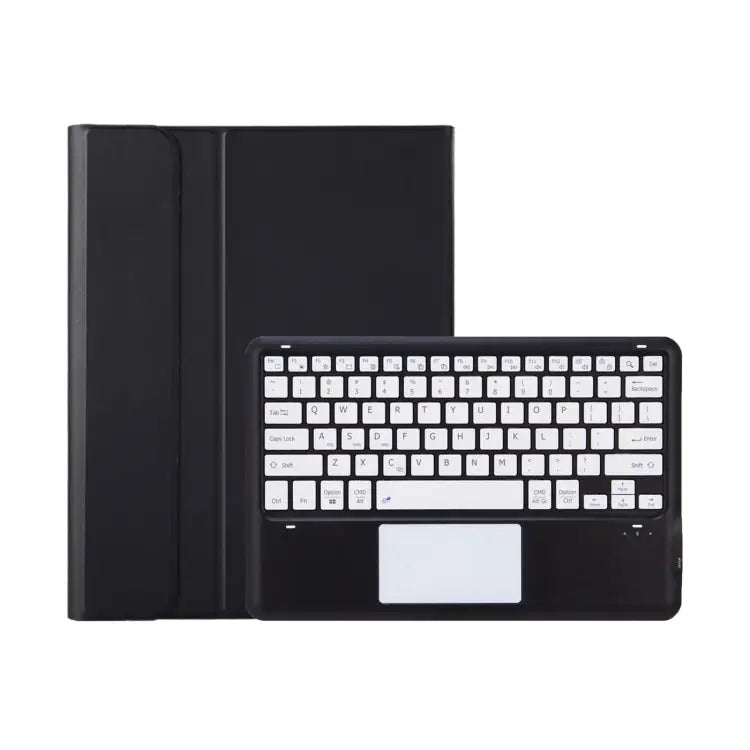 T12B-A Detachable Touch Pad Bluetooth Keyboard Leather Tablet Case For iPad Air 13 2025 / 2024 / Pro 12.9 inch