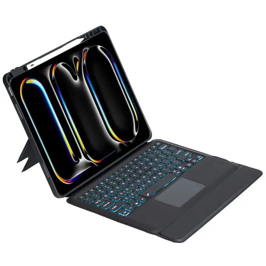 T14B-AS Detachable Rotating Backlit Touch Bluetooth Keyboard Case For iPad Pro 13 2024 For iPad Pro 13 2024 - For iPad