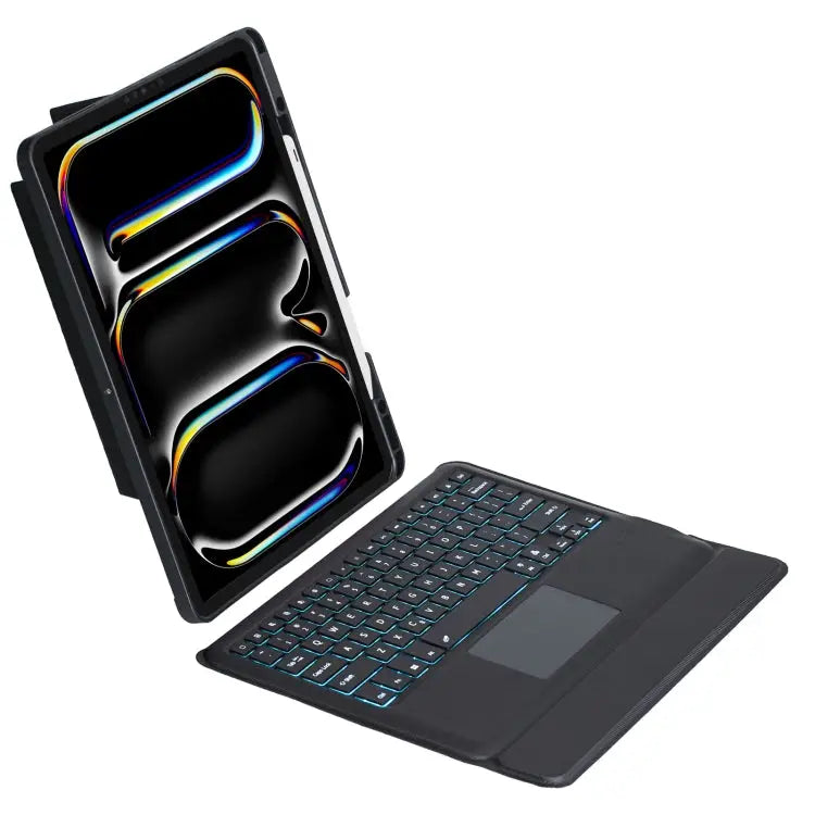 T14B-AS Detachable Rotating Backlit Touch Bluetooth Keyboard Case For iPad Pro 13 2024 For iPad Pro 13 2024 - For iPad