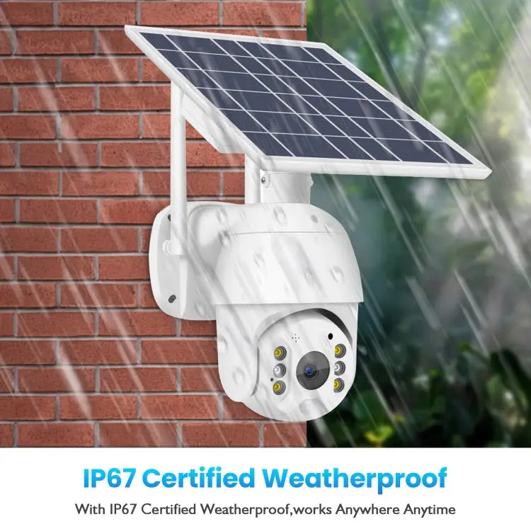 T16 1080P Full HD 4G (US Version) Network Monitoring Solar Powered Camera Support PIR + Radar Alarm Night Vision Two