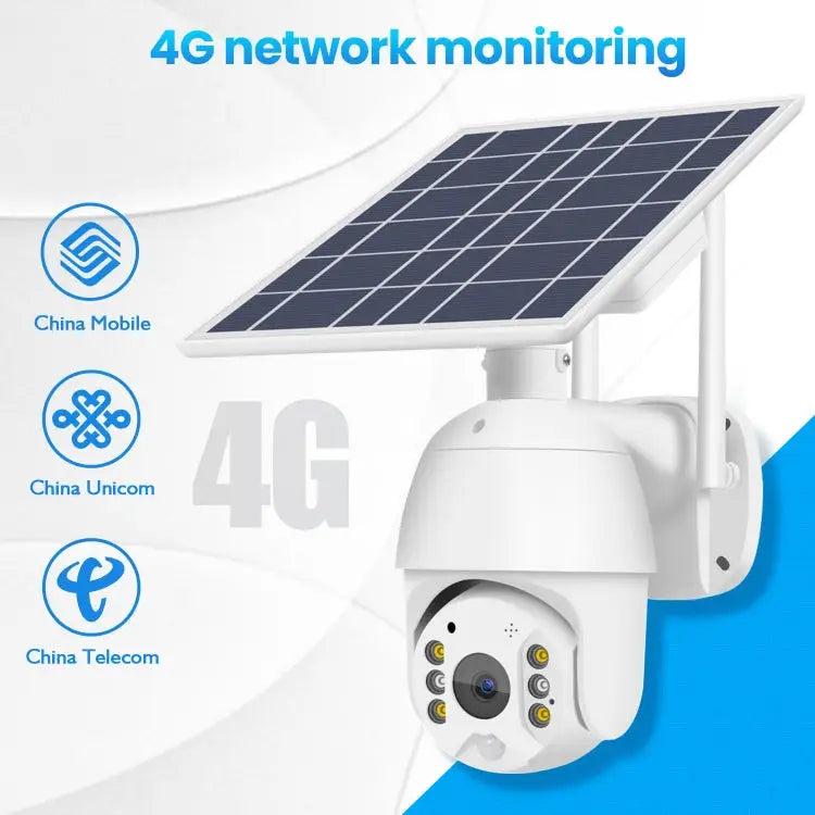 T16 1080P Full HD 4G (US Version) Network Monitoring Solar Powered Camera Support PIR + Radar Alarm Night Vision Two