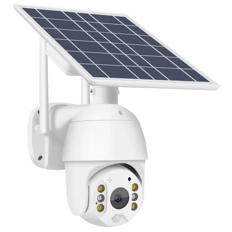 T16 1080P Full HD Solar Powered WiFi Camera Support PIR Alarm Night Vision Two Way Audio TF Card WiFi - WiFi