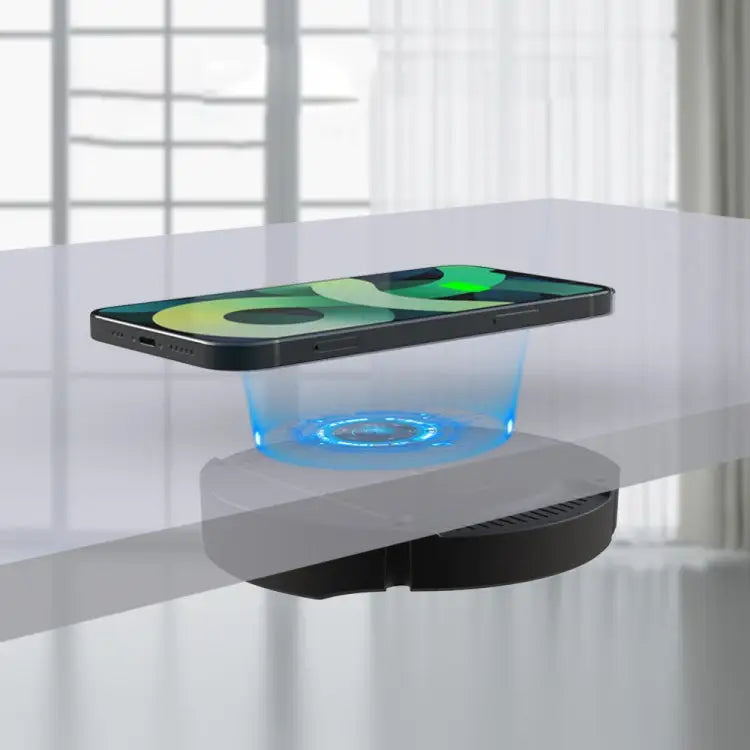 T16 10W Long-distance Air-tight Magnetic Wireless Charger for Desktops Within 30mm Thickness - T16