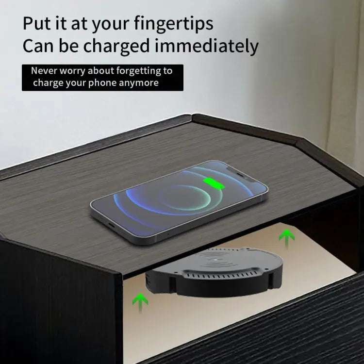 T16 10W Long-distance Air-tight Magnetic Wireless Charger for Desktops Within 30mm Thickness - T16