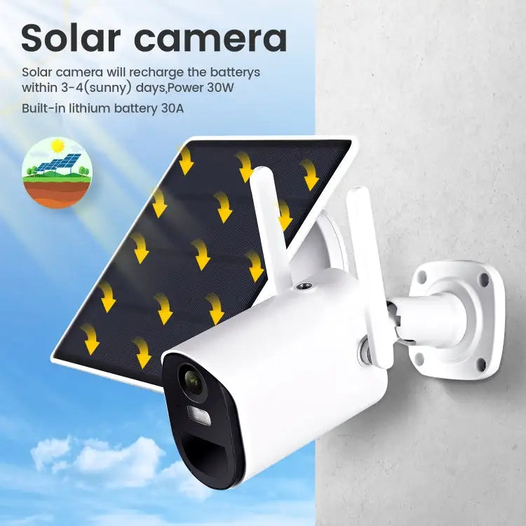 T20 1080P Full HD 4G (EU Version) Solar Powered Camera Support PIR Human Body Infrared Sensor Night Vision Two Way