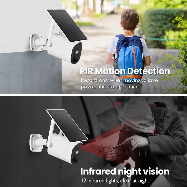T20 1080P Full HD 4G (EU Version) Solar Powered Camera Support PIR Human Body Infrared Sensor Night Vision Two Way