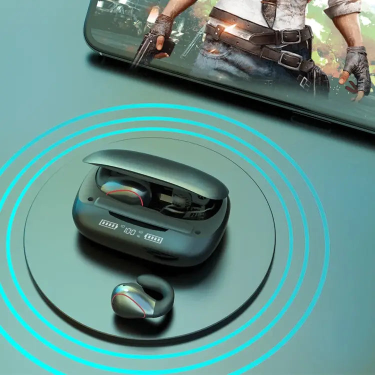 T20 TWS Bluetooth 5.0 Touch Wireless Bluetooth Earphone with Three LED Battery Display & Charging Box Support Call &