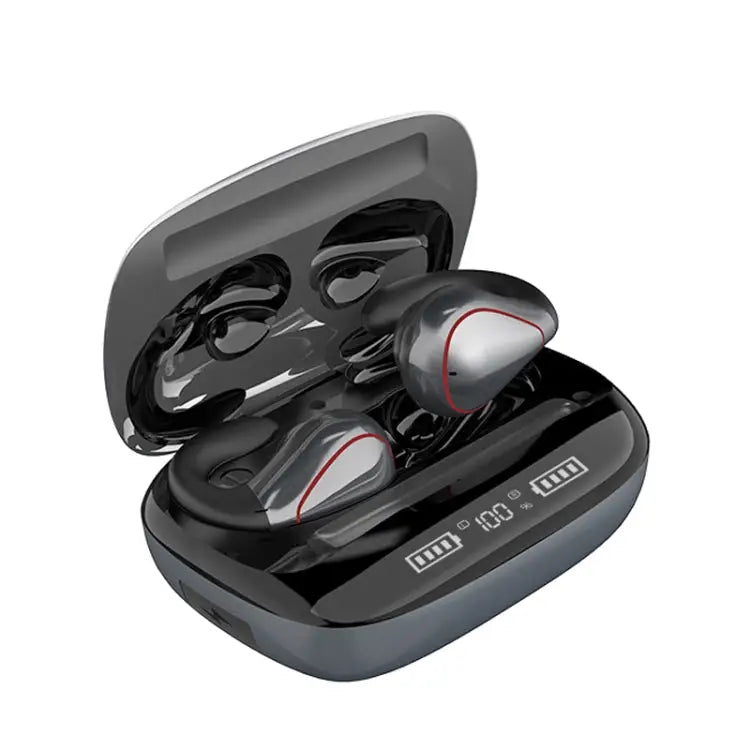 T20 TWS Bluetooth 5.0 Touch Wireless Bluetooth Earphone with Three LED Battery Display & Charging Box Support Call &