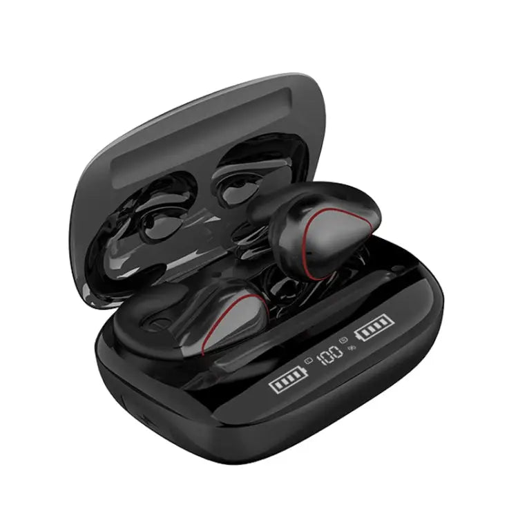 T20 TWS Bluetooth 5.0 Touch Wireless Bluetooth Earphone with Three LED Battery Display & Charging Box Support Call &