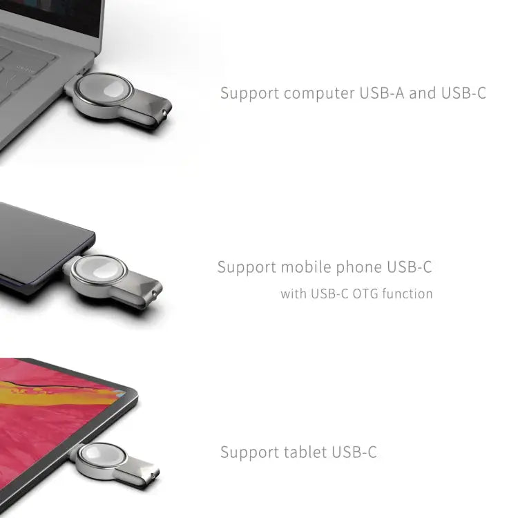 T304 Portable Wireless Charger for Apple Watch For Apple Watch - For Apple Watch