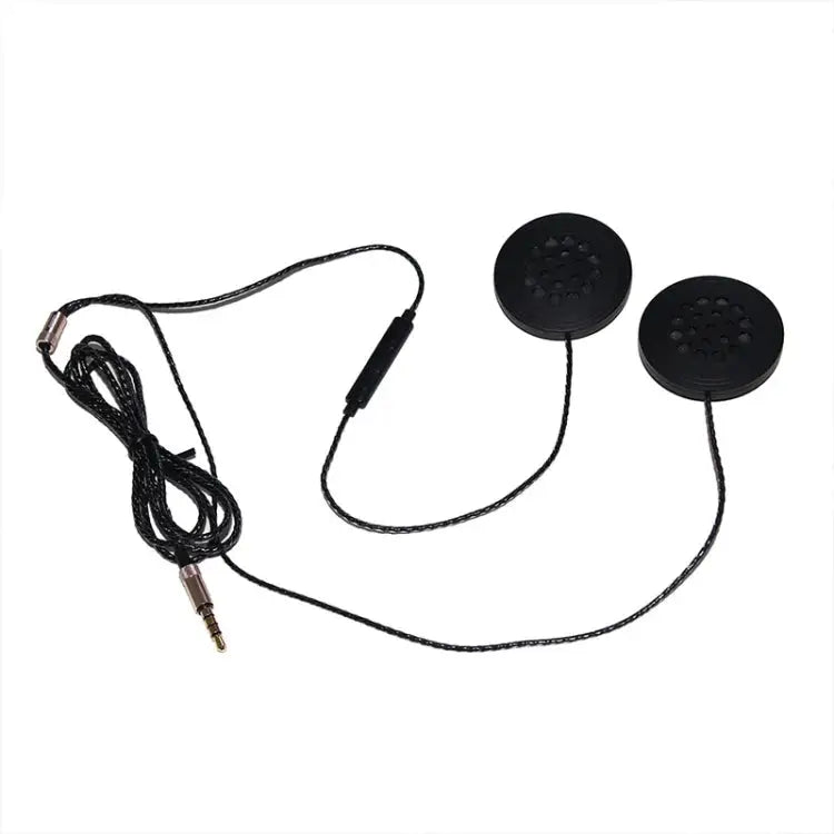 T33 3.5mm Interface Music Call Motorcycle Helmet Wired Headphone Length: 1.2m - Apple Accessories