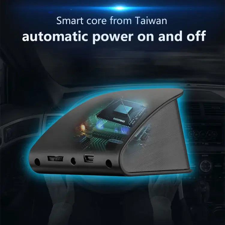 T600 HUD 2.2 inch Car GPS Smart Digital Meter with TFT LCD Multi-color Speed & Driving Distance / Time & Voltage