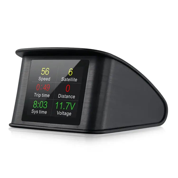T600 HUD 2.2 inch Car GPS Smart Digital Meter with TFT LCD Multi-color Speed & Driving Distance / Time & Voltage