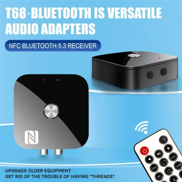 T68 3.5mm / RCA Vintage Audio Amplifier Wireless Bluetooth NFC Audio Adapter T68 - T68 - Apple Accessories