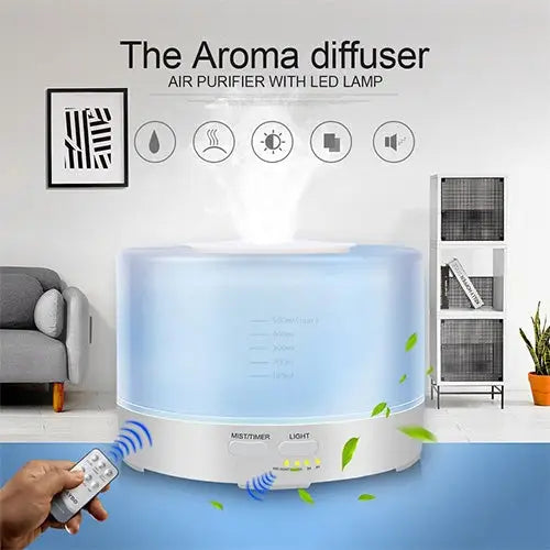 T700 Remote Control Clear White Air Humidifier Automatic Alcohol Sprayer Essential Oil Diffuser Ultrasonic Mist Maker