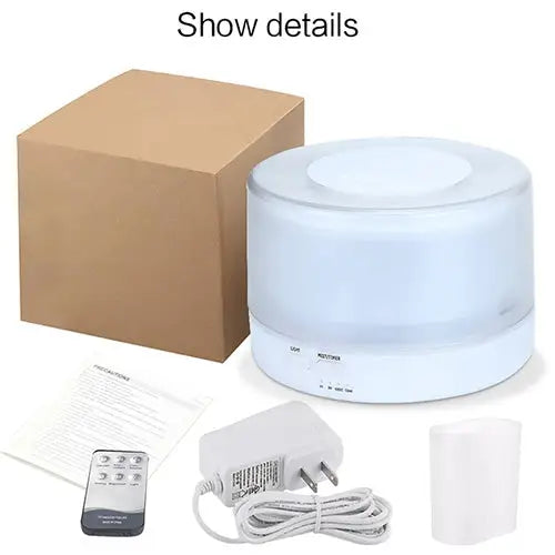 T700 Remote Control Clear White Air Humidifier Automatic Alcohol Sprayer Essential Oil Diffuser Ultrasonic Mist Maker