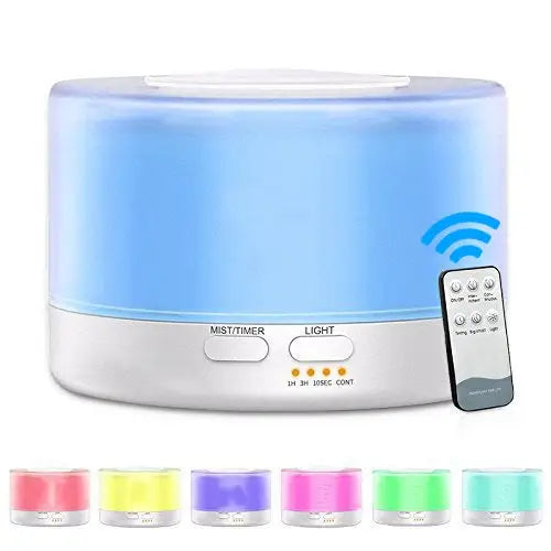 T700 Remote Control Clear White Air Humidifier Automatic Alcohol Sprayer Essential Oil Diffuser Ultrasonic Mist Maker