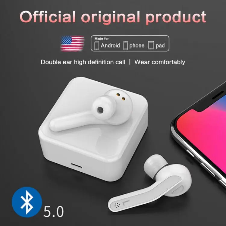 T88 Mini Touch Control Hifi Wireless Bluetooth Earphones TWS Wireless Earbuds with Charger Box - Apple Accessories