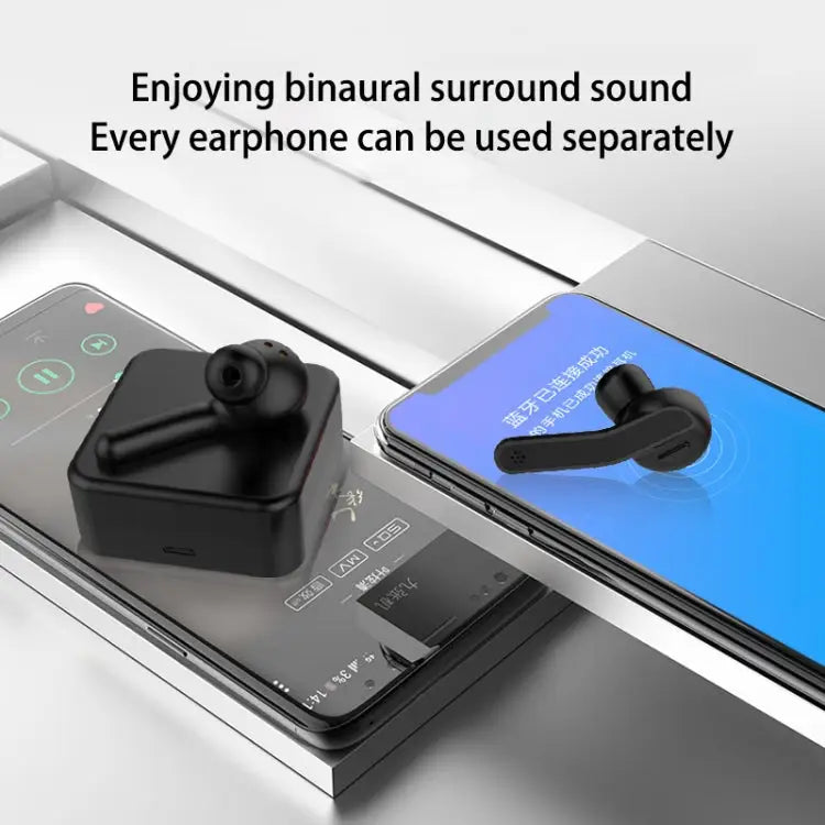 T88 Mini Touch Control Hifi Wireless Bluetooth Earphones TWS Wireless Earbuds with Charger Box - Apple Accessories