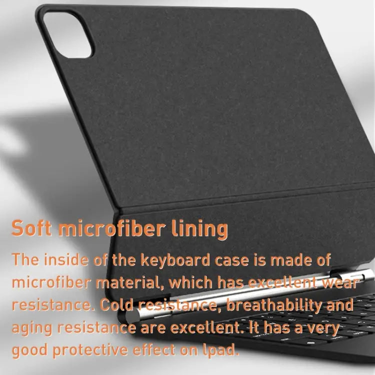 T89 Magic Suspended Bluetooth Keyboard Leather Case For iPad Pro 11 2022 / 2021 / 2020 / 2018 - For iPad Pro 12.9 2022