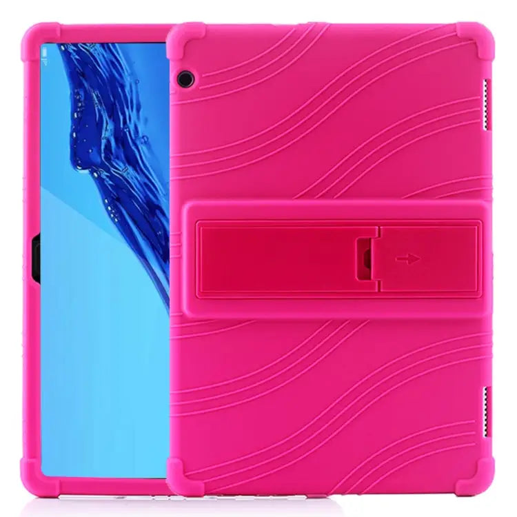 Tablet PC Silicone Protective Case with Invisible Bracket For Huawei MediaPad T5 For Lenovo Tab M10 For Lenovo Tab E10