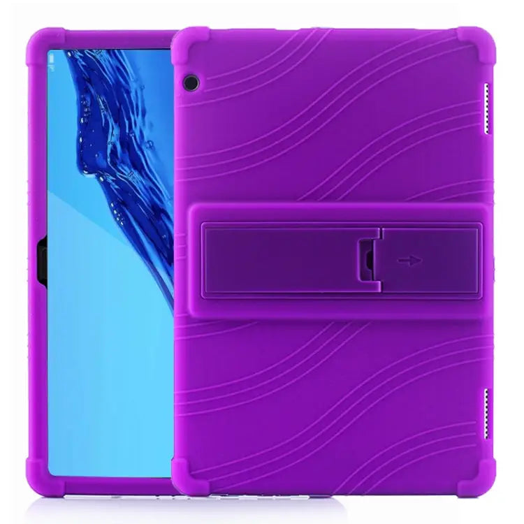 Tablet PC Silicone Protective Case with Invisible Bracket For Huawei MediaPad T5 For Lenovo Tab M10 For Lenovo Tab E10