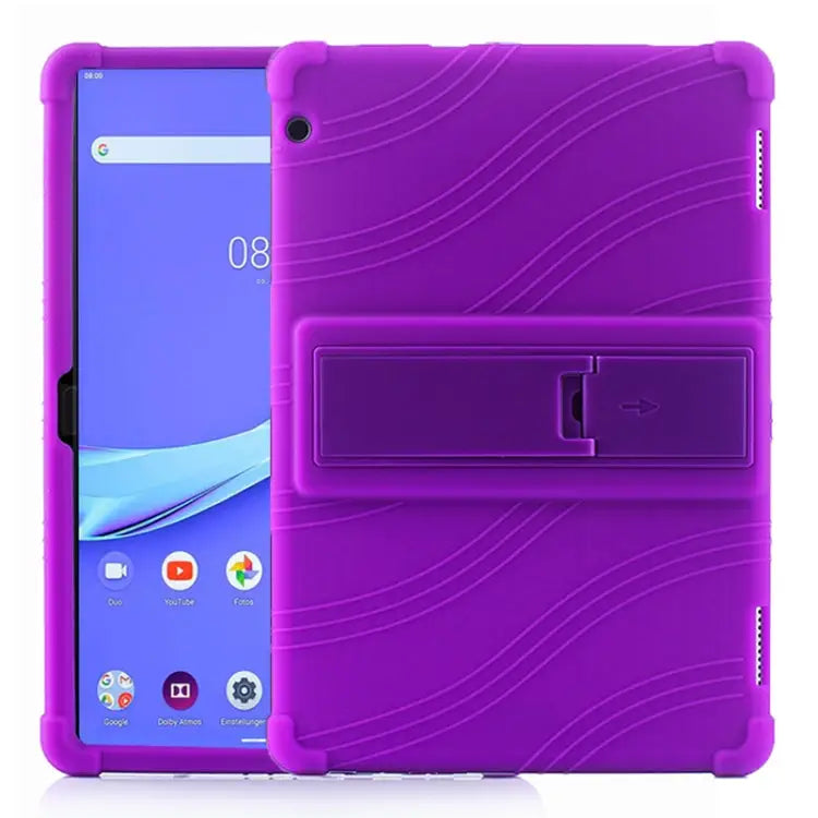 Tablet PC Silicone Protective Case with Invisible Bracket For Huawei MediaPad T5 For Lenovo Tab M10 For Lenovo Tab E10