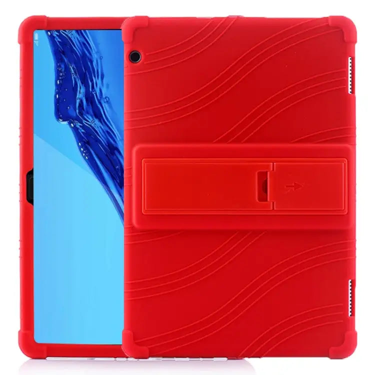 Tablet PC Silicone Protective Case with Invisible Bracket For Huawei MediaPad T5 For Lenovo Tab M10 For Lenovo Tab E10