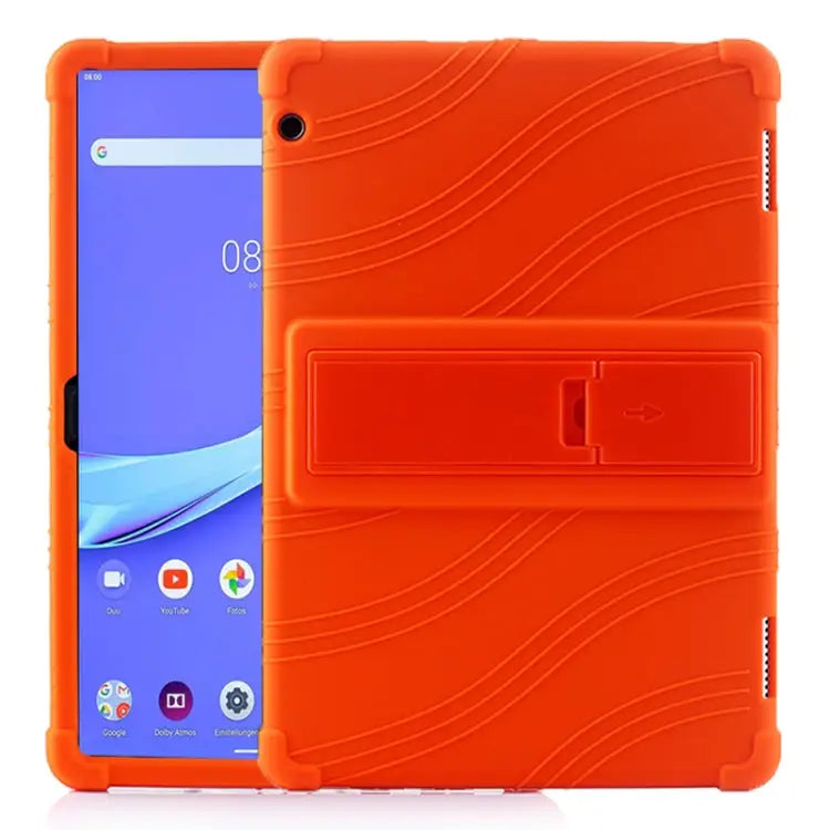 Tablet PC Silicone Protective Case with Invisible Bracket For Huawei MediaPad T5 For Lenovo Tab M10 For Lenovo Tab E10