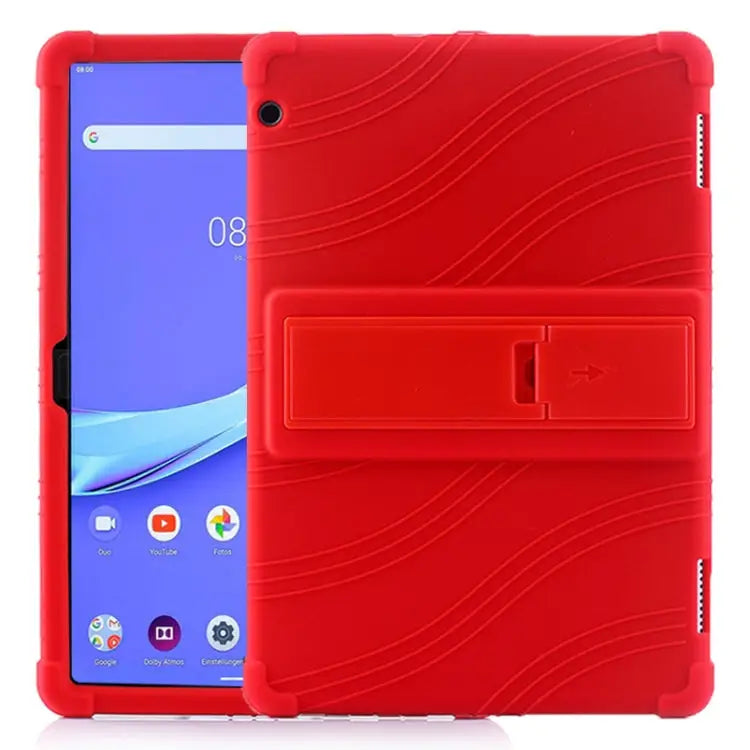 Tablet PC Silicone Protective Case with Invisible Bracket For Huawei MediaPad T5 For Lenovo Tab M10 For Lenovo Tab E10