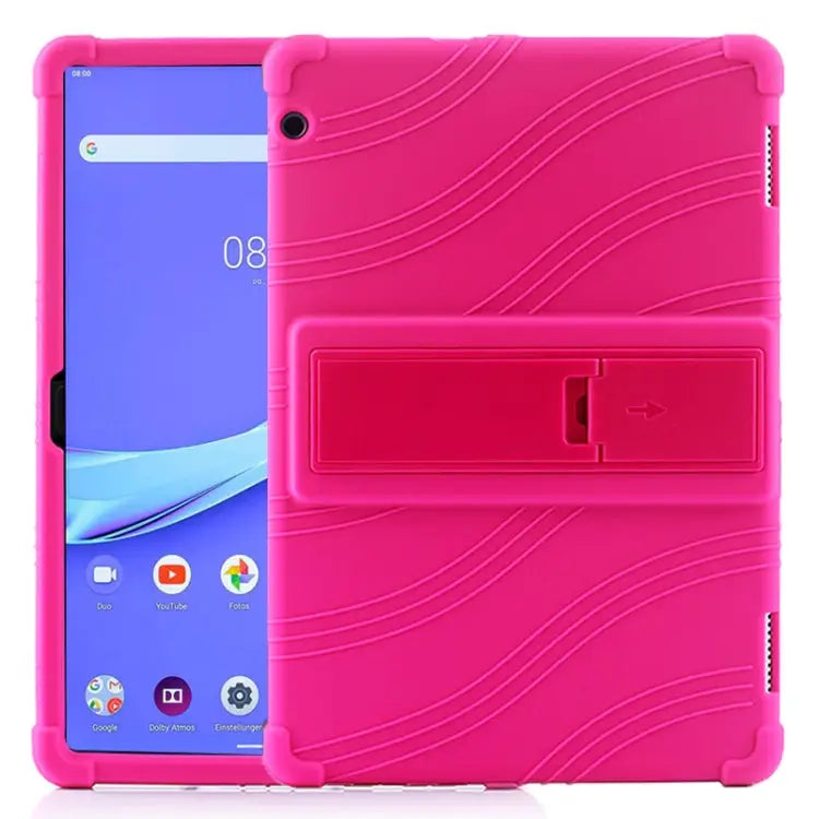 Tablet PC Silicone Protective Case with Invisible Bracket For Huawei MediaPad T5 For Lenovo Tab M10 For Lenovo Tab E10