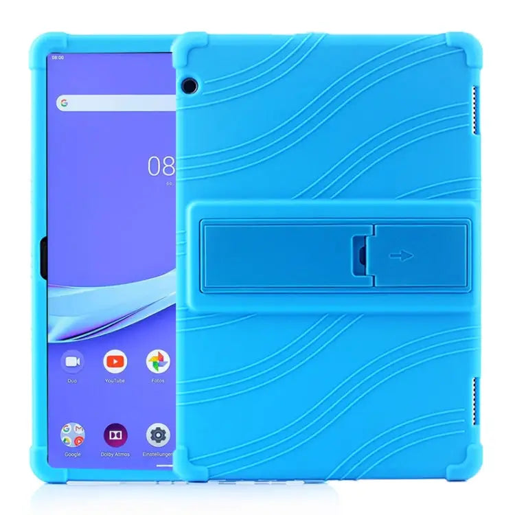 Tablet PC Silicone Protective Case with Invisible Bracket For Huawei MediaPad T5 For Lenovo Tab M10 For Lenovo Tab E10