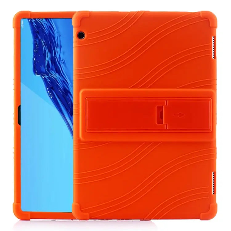 Tablet PC Silicone Protective Case with Invisible Bracket For Huawei MediaPad T5 For Lenovo Tab M10 For Lenovo Tab E10