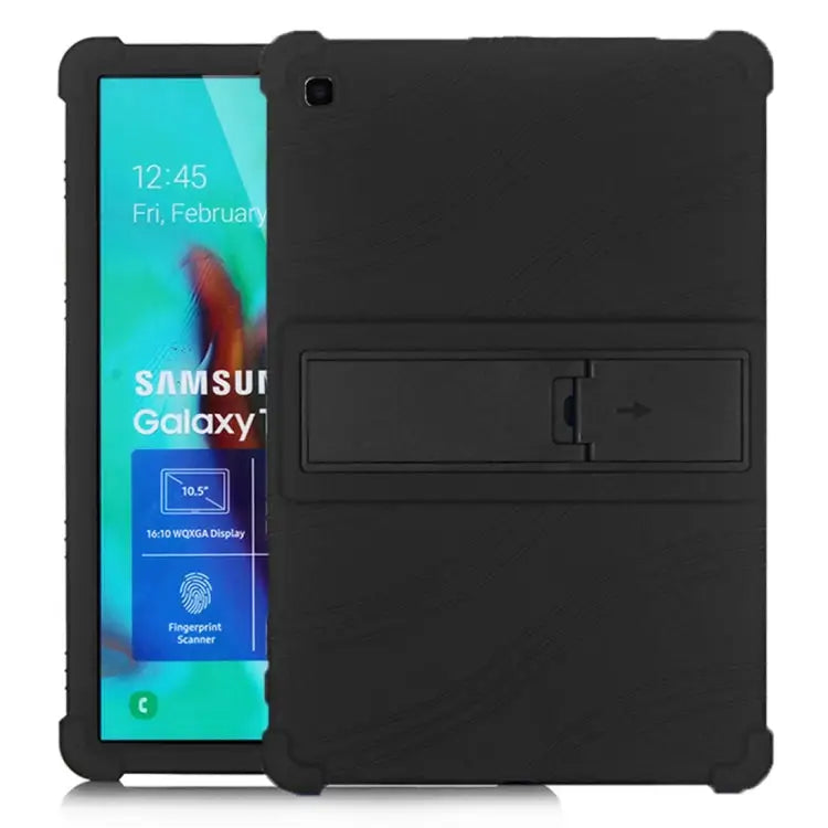 Tablet PC Silicone Protective Case with Invisible Bracket For iPad 10.2 / 10.5 For iPad mini 3 / 2 / 1 For Galaxy Tab