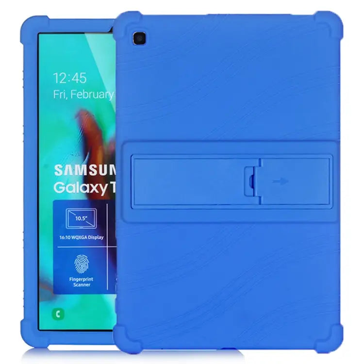 Tablet PC Silicone Protective Case with Invisible Bracket For iPad 10.2 / 10.5 For iPad mini 3 / 2 / 1 For Galaxy Tab