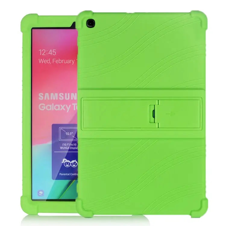 Tablet PC Silicone Protective Case with Invisible Bracket For iPad 10.2 / 10.5 For iPad mini 3 / 2 / 1 For Galaxy Tab