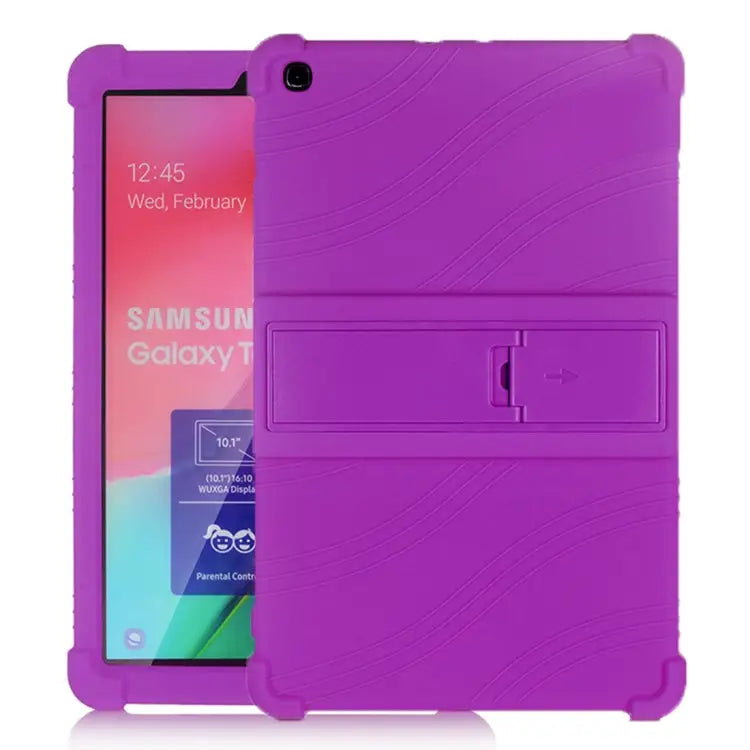 Tablet PC Silicone Protective Case with Invisible Bracket For iPad 10.2 / 10.5 For iPad mini 3 / 2 / 1 For Galaxy Tab