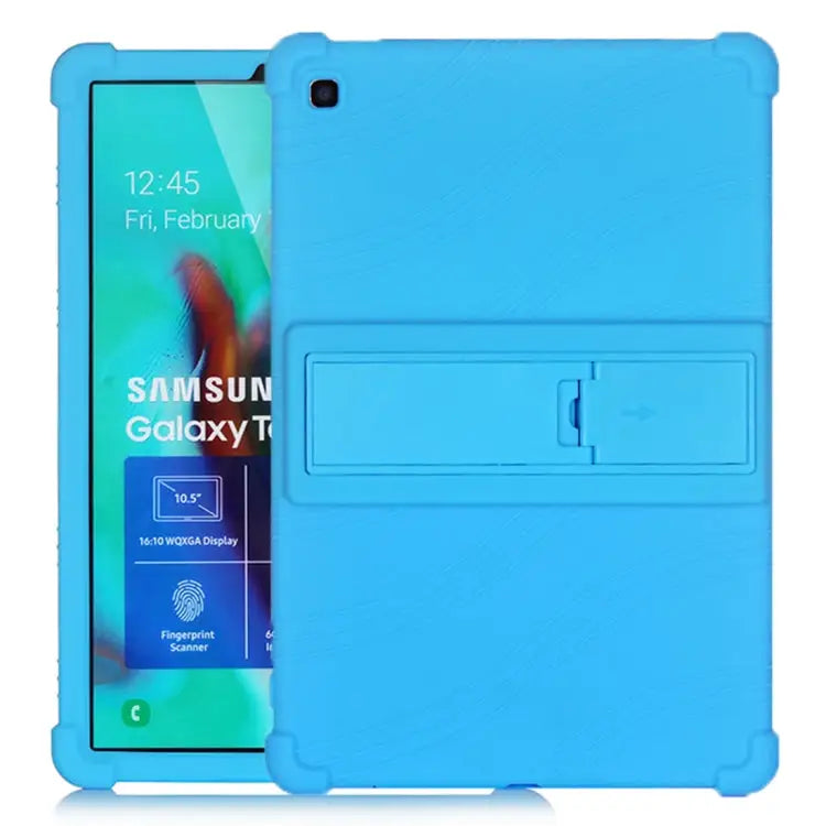 Tablet PC Silicone Protective Case with Invisible Bracket For iPad 10.2 / 10.5 For iPad mini 3 / 2 / 1 For Galaxy Tab