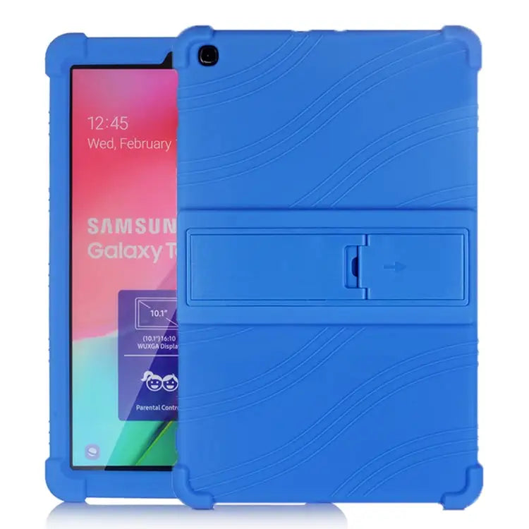 Tablet PC Silicone Protective Case with Invisible Bracket For iPad 10.2 / 10.5 For iPad mini 3 / 2 / 1 For Galaxy Tab