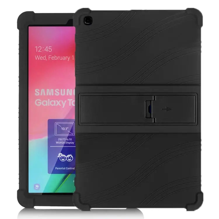 Tablet PC Silicone Protective Case with Invisible Bracket For iPad 10.2 / 10.5 For iPad mini 3 / 2 / 1 For Galaxy Tab