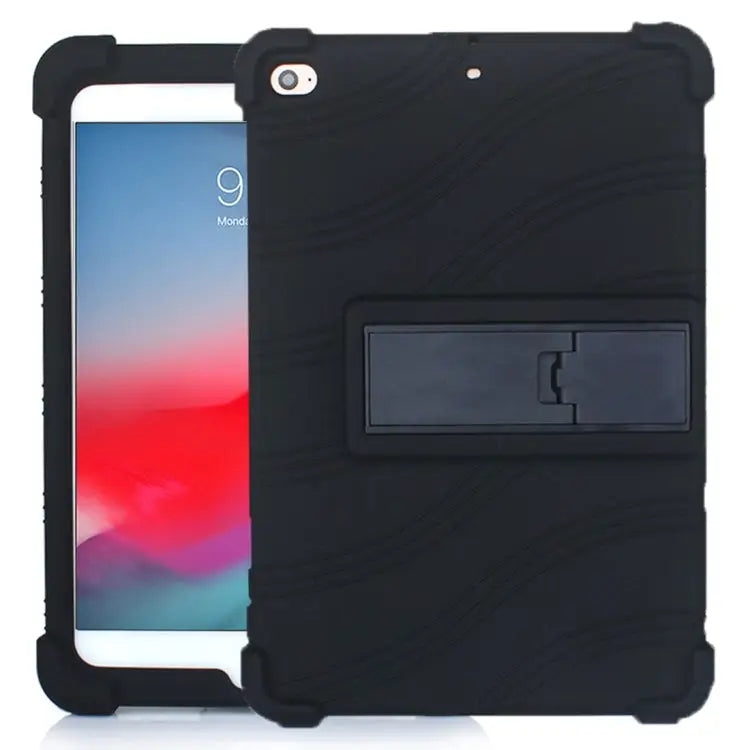 Tablet PC Silicone Protective Case with Invisible Bracket For iPad 6 (9.7 Universal) For iPad mini 5 / 4 For iPad Pro