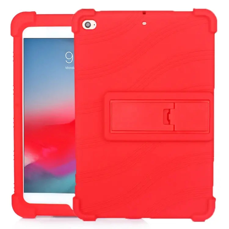 Tablet PC Silicone Protective Case with Invisible Bracket For iPad 6 (9.7 Universal) For iPad mini 5 / 4 For iPad Pro