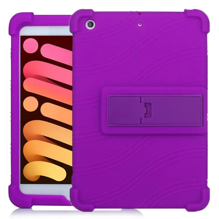 Tablet PC Silicone Protective Case with Invisible Bracket For iPad 6 (9.7 Universal) For iPad mini 5 / 4 For iPad Pro