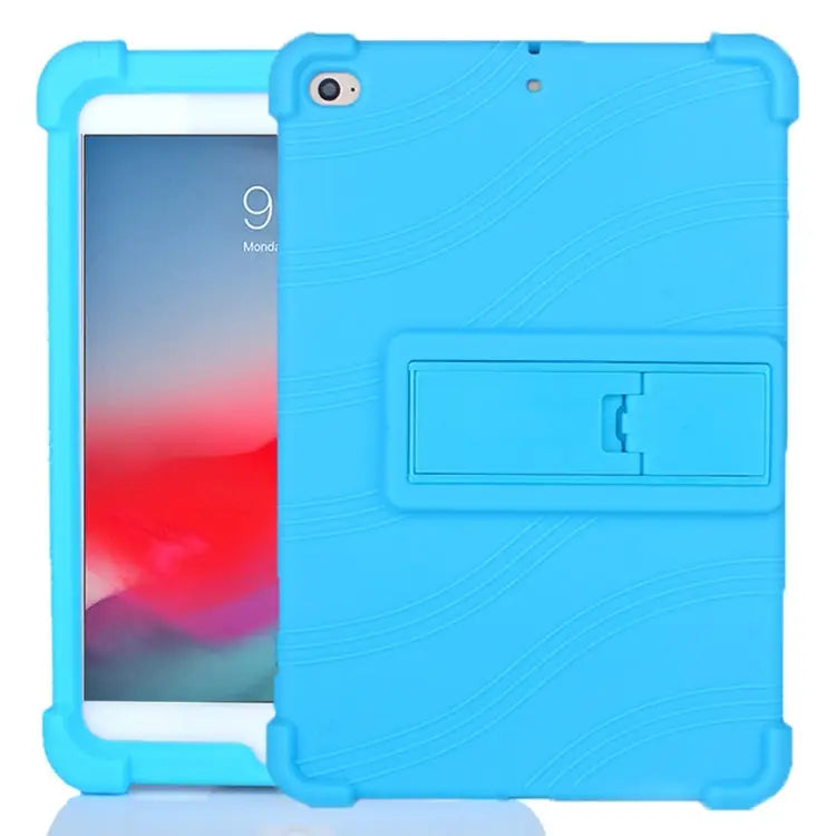 Tablet PC Silicone Protective Case with Invisible Bracket For iPad 6 (9.7 Universal) For iPad mini 5 / 4 For iPad Pro
